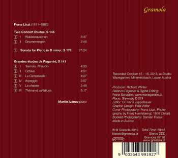 CD Franz Liszt: Sonate H-Moll - Paganini-Etüden - Zwei Konzertetüden 265929
