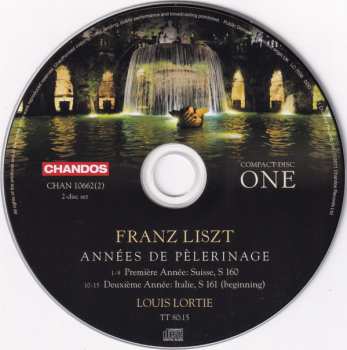 2CD Franz Liszt: The Complete Années De Pèlerinage 325011