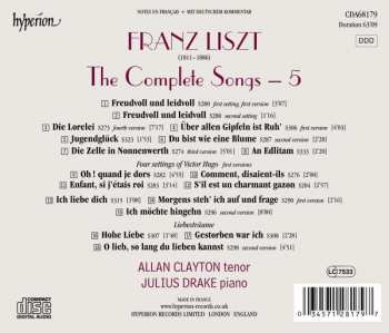 CD Franz Liszt: The Complete Songs, Volume 5 290547
