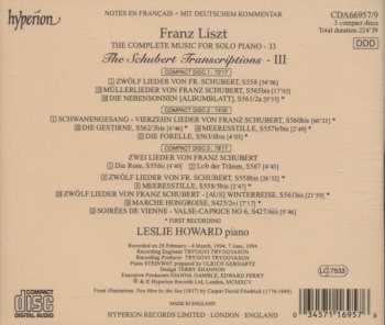 3CD Franz Liszt: The Schubert Transcriptions – III –  187430
