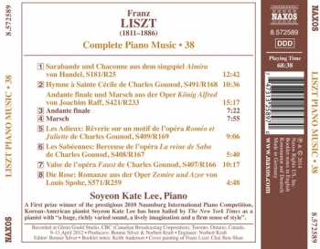 CD Franz Liszt: Transcriptions And Arrangements Of Works By Gounod • Handel • Spohr • Raff 245818