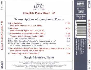 CD Franz Liszt: Transcriptions Of Symphonic Poems 349547