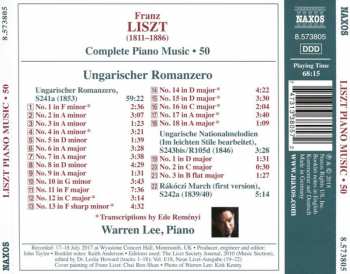 CD Franz Liszt: Ungarischer Romanzero 253133