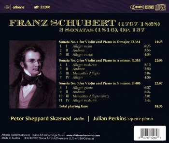 CD Franz Schubert: 3 Sonatas (1816) 438978