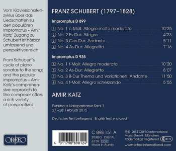 CD Franz Schubert: 8 Impromptus 188017