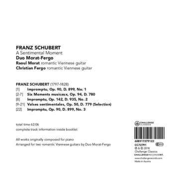 CD Franz Schubert: A Sentimental Moment 296011