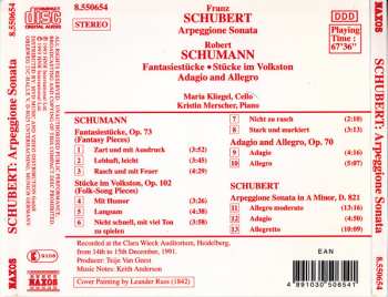 CD Franz Schubert: Arpeggione Sonata, D.821 / Fantasiestücke - Stücke Im Volkston - Adagio And Allegro 433322
