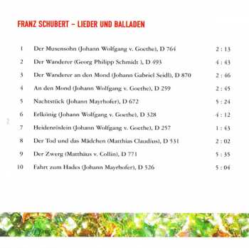 CD Franz Schubert: Lieder Und Balladen 442529