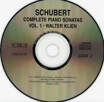 2CD Franz Schubert: Complete Piano Sonatas, Volume 1 191359