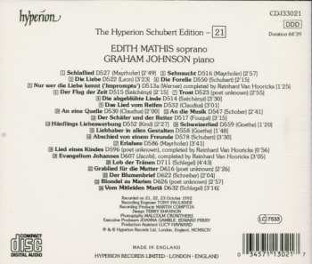 CD Franz Schubert: Complete Songs = Sämtliche Lieder = Mélodies Intégrales 311934