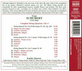 CD Franz Schubert: Complete String Quartets Vol. 4 247446