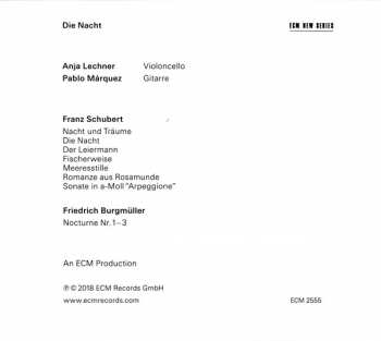 CD Franz Schubert: Die Nacht 123284