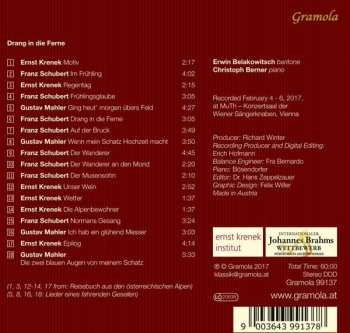 CD Franz Schubert: Drang In Die Ferne 315813
