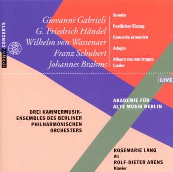 Album Franz Schubert: Drei Kammermusikensembles Der Berliner Philharmoniker
