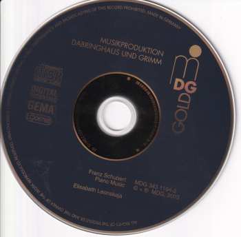 CD Franz Schubert: Piano Music - Sonata A Major D 664 - 3 Piano Pieces D 946 - Scherzi D 593 477983