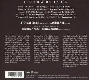 CD Franz Schubert: Epic: Lieder & Balladen 194719