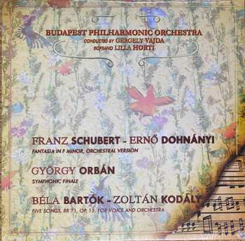 Franz Schubert: Fantasia In F Minor, Orchestral Version - Symphonic Finale - Five Songs, BB 71, Op. 15, For Voice And Orchestra 