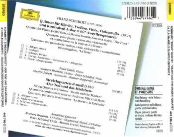 CD Franz Schubert: "Forellenquintett" • Quartett "Der Tod Und Das Mädchen" = "Trout" Quintet • "Death And The Maiden" Quartet 418964