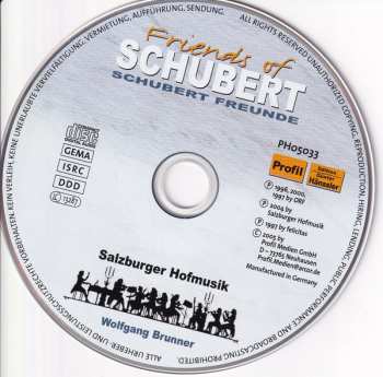 CD Franz Schubert: Friends Of Schubert = Schuberts Freunde 189393