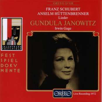 Album Franz Schubert: Gundula Janowitz - Salzburger Festspiele 1972