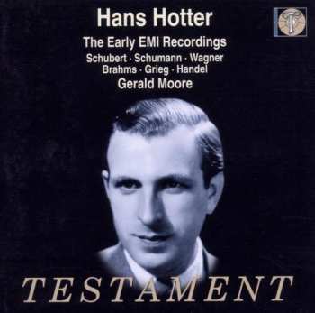 Franz Schubert: Hans Hotter - The Early Emi Recordings