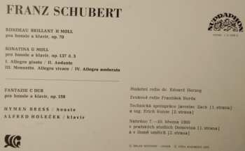 LP Franz Schubert: Houslové Skladby 275647