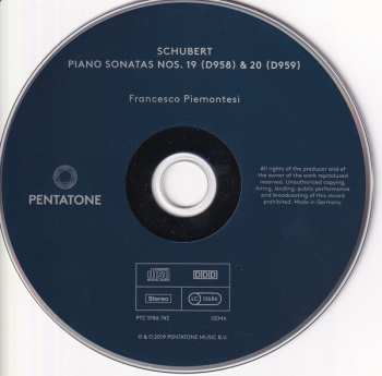 2CD Franz Schubert: Last Piano Sonatas 298445