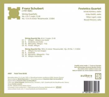 CD Franz Schubert: String Quartets D 46 - "Rosamunde" D 804 191315