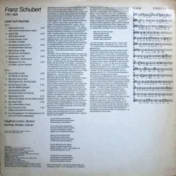 LP Franz Schubert: Lieder Nach Mayrhofer 276278