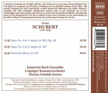 CD Franz Schubert: Mass in C major; Mass in G major - Deutsche Messe 174388