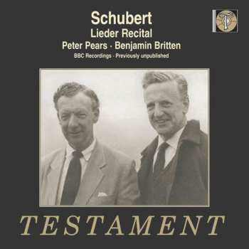 Album Franz Schubert: Peter Pears & Benjamin Britten - Schubert