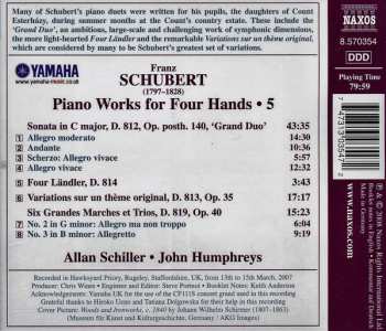 CD Franz Schubert: Piano Works For Four Hands • 5 342316
