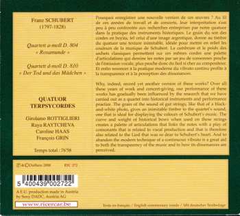 CD Franz Schubert: Der Tod Und Das Madchen - Rosamunde 428268