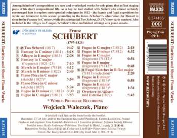 CD Franz Schubert: Rarities And Short Piano Works 189200