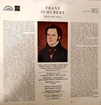 LP Franz Schubert: Rosamunda (Výběr Z Hudby Ke Hře Helminy Von Chézy) 279636