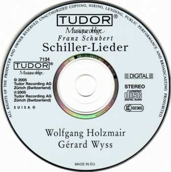 CD Franz Schubert: Schiller-Lieder 244178