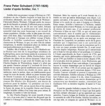 CD Franz Schubert: Schiller-Lieder, Vol. 1 339757