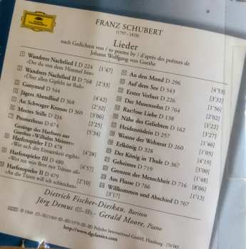 CD Franz Schubert: Schubert: Goethe Lieder 14293