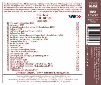 CD Franz Schubert: Schubert: Goethe Lieder 3 340674