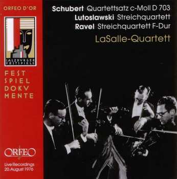 Album Franz Schubert: Schubert - Lutoslawski / La Salle Quartet