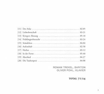 CD Franz Schubert: Schwanengesang 239109