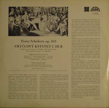 LP Franz Schubert: Smyčcový Kvintet C Dur, Op. 163 276281