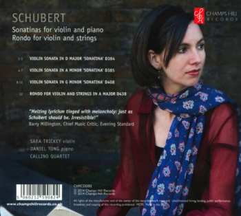 CD Franz Schubert: Sonatinas For Violin And Piano / Rondo For Violin And Strings 288698