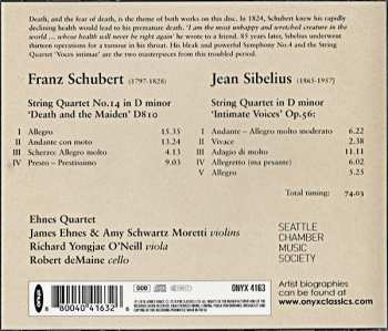 CD Franz Schubert: String Quartet No. 14 'Death And The Maiden' / String Quartet Op. 56 'Intimate Voices' 321287