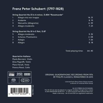 SACD Franz Schubert: String Quartets 318547