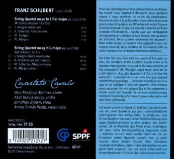 CD Franz Schubert: String Quartets D.87 & D.887 308580