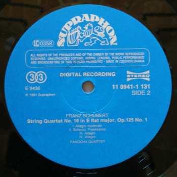 LP Franz Schubert: String Quartets Nos. 10 & 13 275652