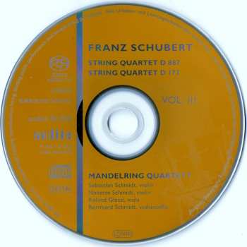 SACD Franz Schubert: String Quartets (String Quartet In G Major D 887 · String Quartet In G Minor D 173)