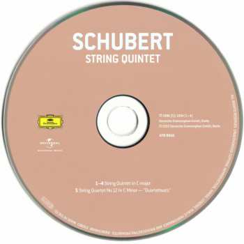 CD Franz Schubert: String Quintet / String Quartet No. 12