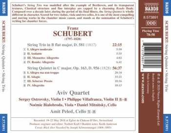 CD Franz Schubert: String Quintet • String Trio 184097